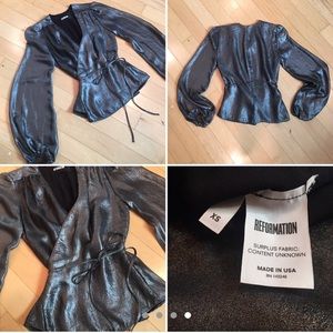 Reformation Stevie top